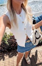 Load image into Gallery viewer, Show Me Your MUMU Devin Tank | White Delight Knit