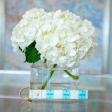 Load image into Gallery viewer, Island Tropical Blue Fabric Loop Keychain