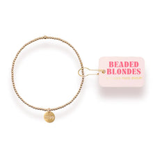 Load image into Gallery viewer, Beaded Blondes Sorority Charm Bracelet