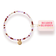 Load image into Gallery viewer, Beaded Blondes Sorority Sprinkle Charm Bracelet