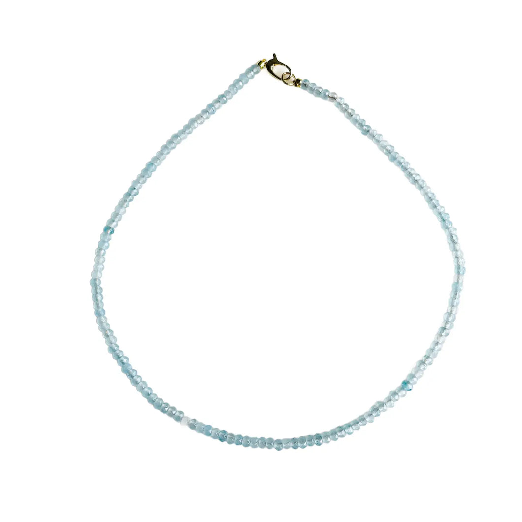 Seaglass Dainty Candy Gemstone Necklace