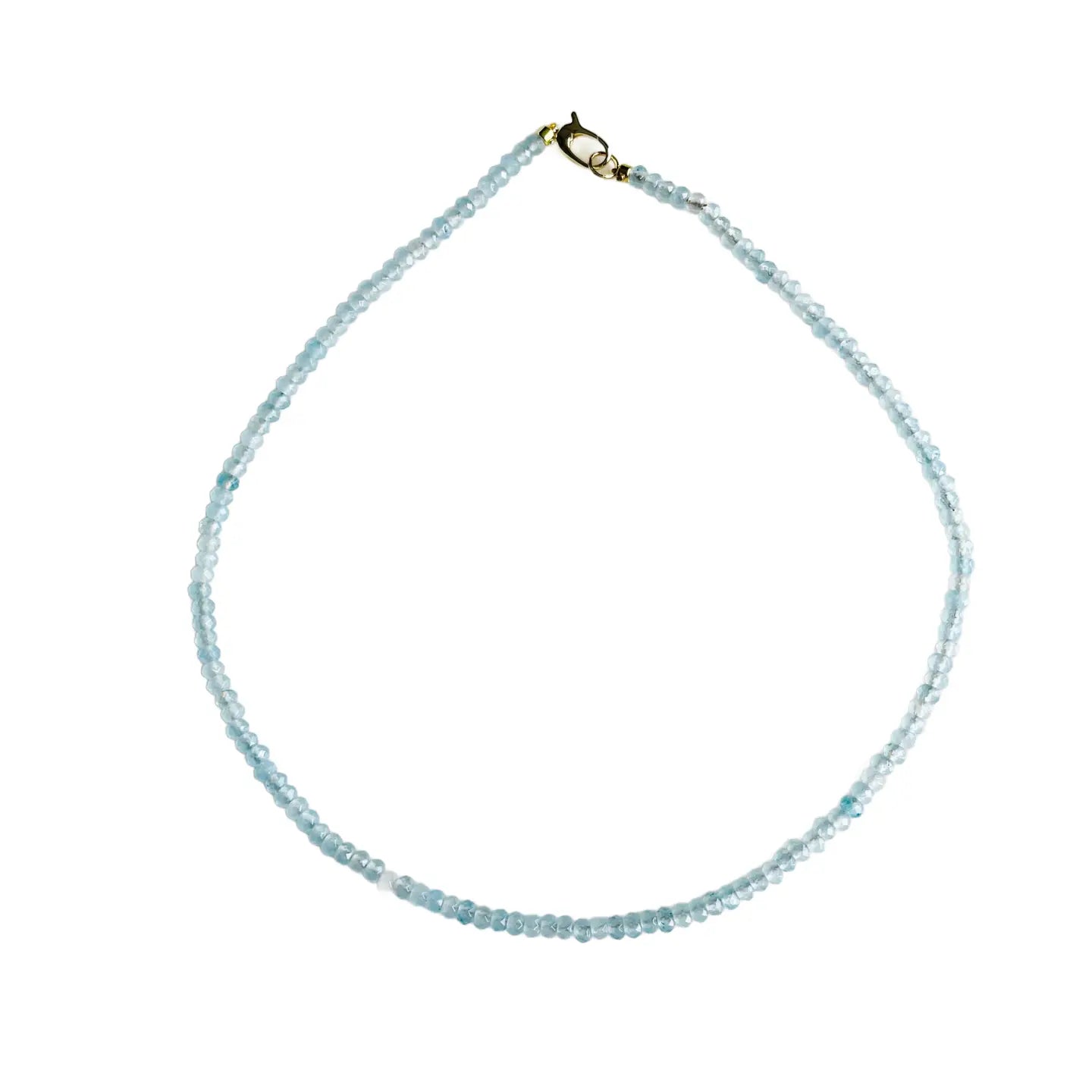 Seaglass Dainty Candy Gemstone Necklace