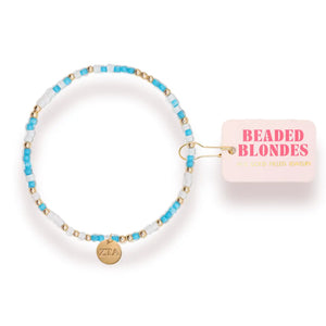 Beaded Blondes Sorority Sprinkle Charm Bracelet