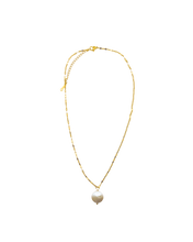 Load image into Gallery viewer, 18K Gold &amp; Freshwater Pearl Waterproof Pendant Necklace on Twisty Chain