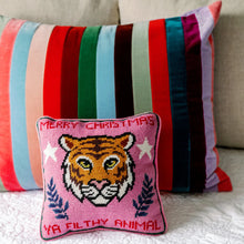 Load image into Gallery viewer, Filthy Animal Needlepoint Pillow