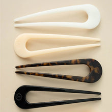 Load image into Gallery viewer, Teleties French Hair Pin | Jet Black