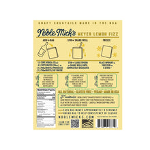 Load image into Gallery viewer, Meyer Lemon Fizz Frozen Cocktail Mix