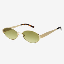 Load image into Gallery viewer, FREYRS Soho Sunglasses | Gold / Green