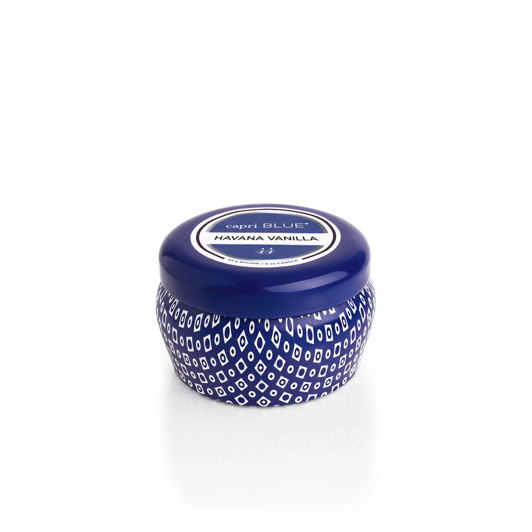 Havana Vanilla Signature Blue Mini Tin