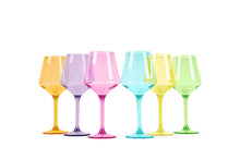 Load image into Gallery viewer, Pop Design Unbreakable Acrylic Stemmed Wine Glasses | Bright