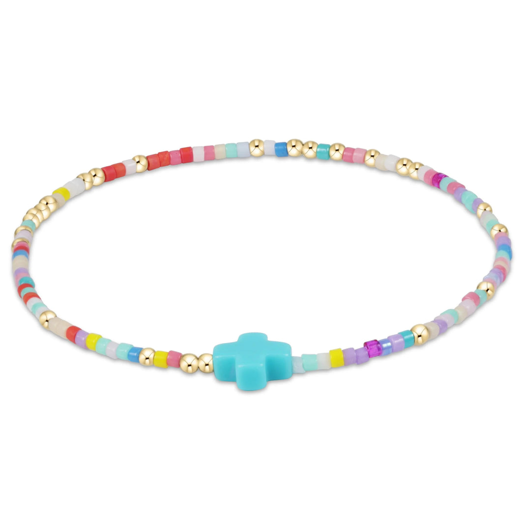 enewton Hope Unwritten Signature Cross Bracelet - Hot Mess