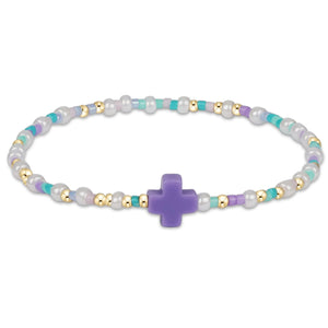enwton egirl Hope Unwritten Signature Cross Bracelet - How Do You Lilac Me Now?