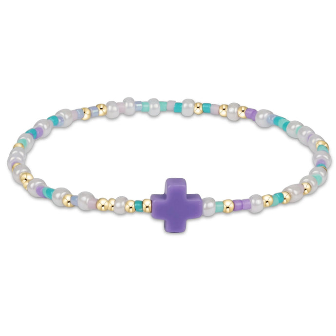 enwton egirl Hope Unwritten Signature Cross Bracelet - How Do You Lilac Me Now?