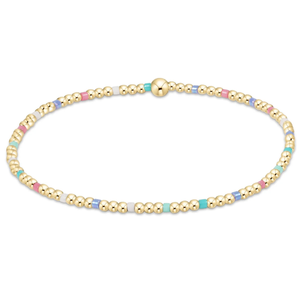 enewton Hope Sincerity Pattern 2mm Bead Bracelet - Hot Mess SS25