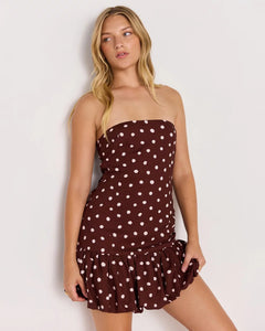 Mink Pink Cedar Bubble Mini Dress | Spot