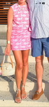 Load image into Gallery viewer, Dottie Hart Romora Wrap Skirt - Triana Shores Ticking