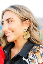 Load image into Gallery viewer, Gold Post Tiger Head Earrings