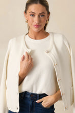 Load image into Gallery viewer, Prosperina Kennedy Cardigan |  Ivory