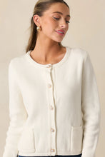 Load image into Gallery viewer, Prosperina Kennedy Cardigan |  Ivory