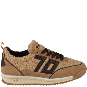 Back 70 Jogger FT in Beige Coffee Sneakers