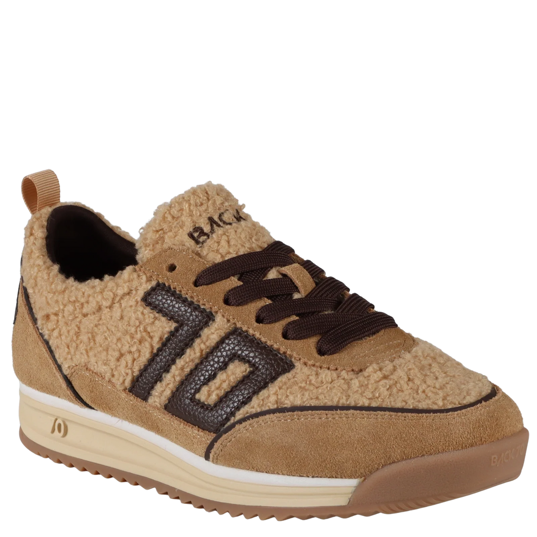 Back 70 Jogger FT in Beige Coffee Sneakers