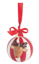 Load image into Gallery viewer, Reindeer Whimsy Ball Ornament