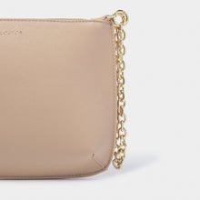 Load image into Gallery viewer, Katie Loxton Astrid Chain Clutch | Soft Tan