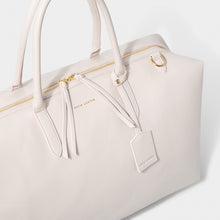Load image into Gallery viewer, Katie Loxton Oxford Weekend Holdall | Off White