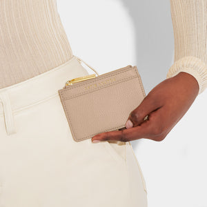 Katie Loxton Cleo Coin Purse and Card Holder | Soft Tan