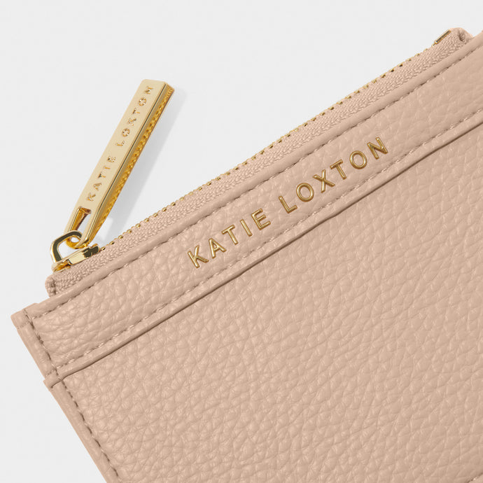 Katie Loxton Cleo Coin Purse and Card Holder | Soft Tan