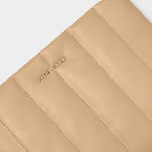 Load image into Gallery viewer, Katie Loxton Kendra Quilted Clutch | Soft Tan