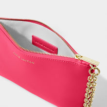 Load image into Gallery viewer, Katie Loxton Astrid Chain Clutch | Fuchsia