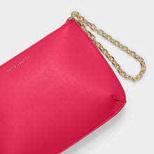 Load image into Gallery viewer, Katie Loxton Astrid Chain Clutch | Fuchsia