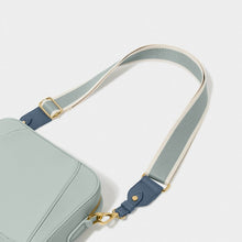 Load image into Gallery viewer, Katie Loxton Canvas Strap | Dusty Blue Stripe