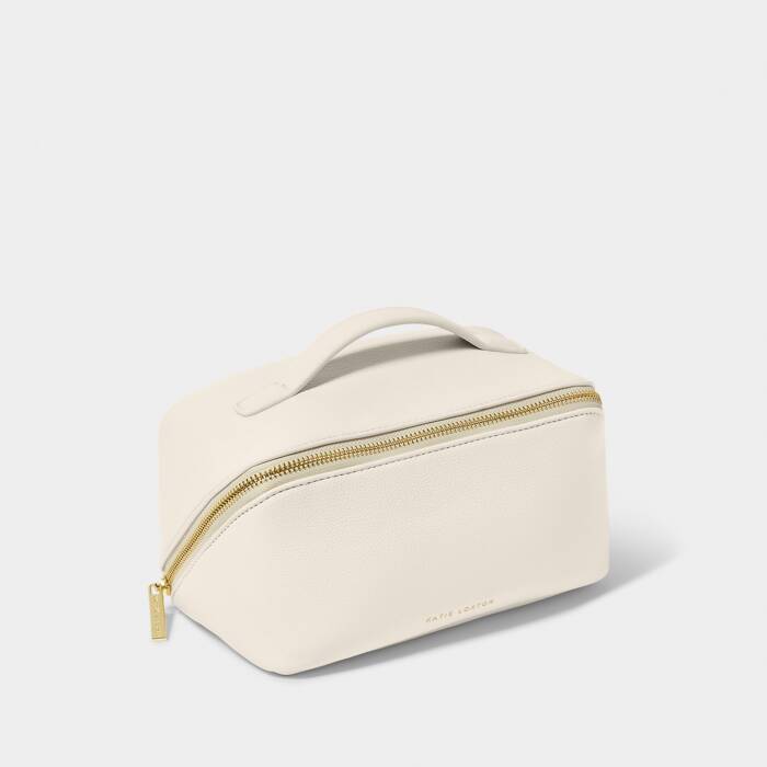 Katie Loxton Medium Make Up/Wash Bag | Off White