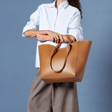 Load image into Gallery viewer, Katie Loxton Perri Tote Bag | Cognac