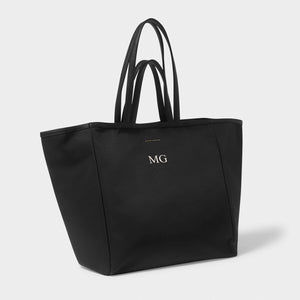 Katie Loxton Nylon On-Luxe Oversized Tote Bag | Black