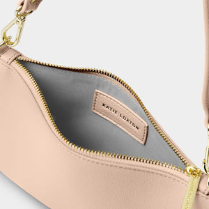 Katie Loxton Reya Shoulder Bag | Nude Pink