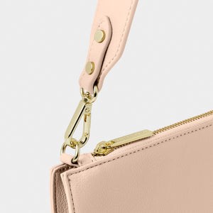 Katie Loxton Reya Shoulder Bag | Nude Pink