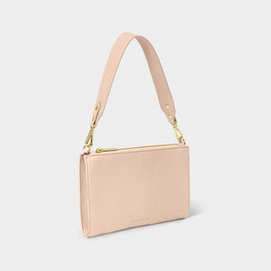 Katie Loxton Reya Shoulder Bag | Nude Pink