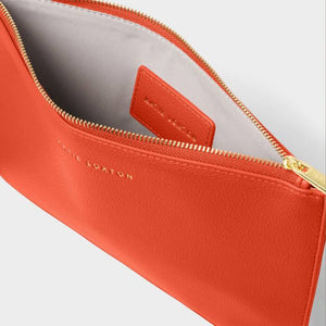 Katie Loxton Hallie Wristlet Pouch | Deep Orange