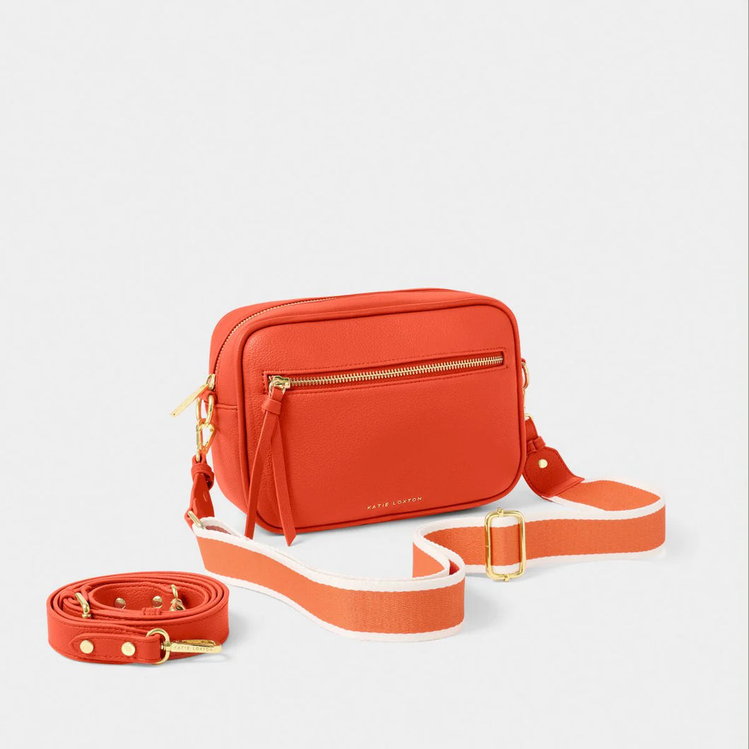 Katie Loxton Hallie Crossbody Bag | Deep Orange