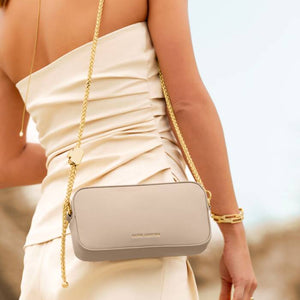 Katie Loxton Remi Slider Chain Crossbody Bag | Light Taupe