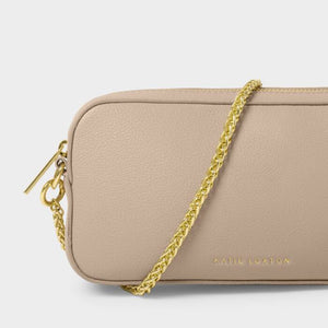 Katie Loxton Remi Slider Chain Crossbody Bag | Light Taupe