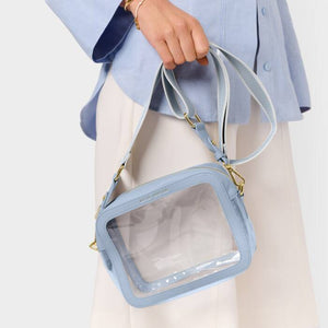 Katie Loxton Clear Stadium Bag | Blue Aura