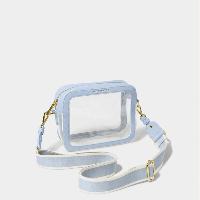 Katie Loxton Clear Stadium Bag | Blue Aura