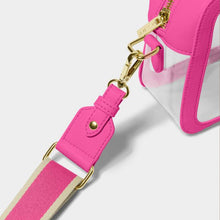 Load image into Gallery viewer, Katie Loxton Clear Stadium Bag | Magenta