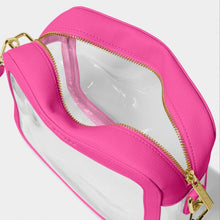 Load image into Gallery viewer, Katie Loxton Clear Stadium Bag | Magenta