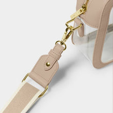 Load image into Gallery viewer, Katie Loxton Clear Stadium Bag | Light Taupe