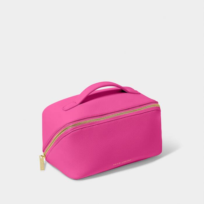 Katie Loxton Medium Make Up/Wash Bag | Magenta